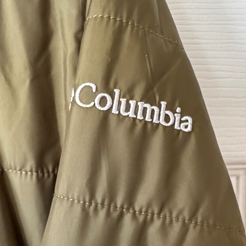 Columbia Olive Green Ladies Quilted Puffer Jacket Sz XL - Picture 2 of 7